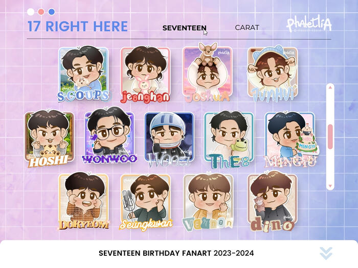 SEVENTEEN MEMBER B'DAY 2023-2024 EDITIONπ